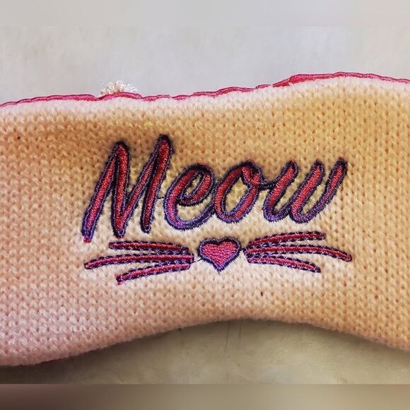 Embroidered Slippers & Sleep Mask Faux Fur Size XL NEW - Picture 7 of 10